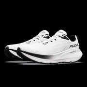 FLOA Phantom 5 white running shoes, three-quarter view