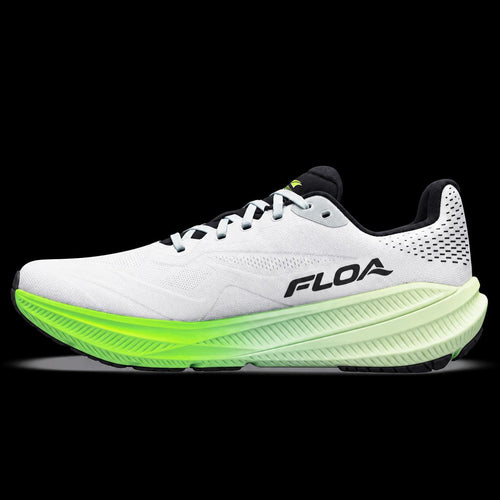 FLOA Speed 3 side profile with lime midsole